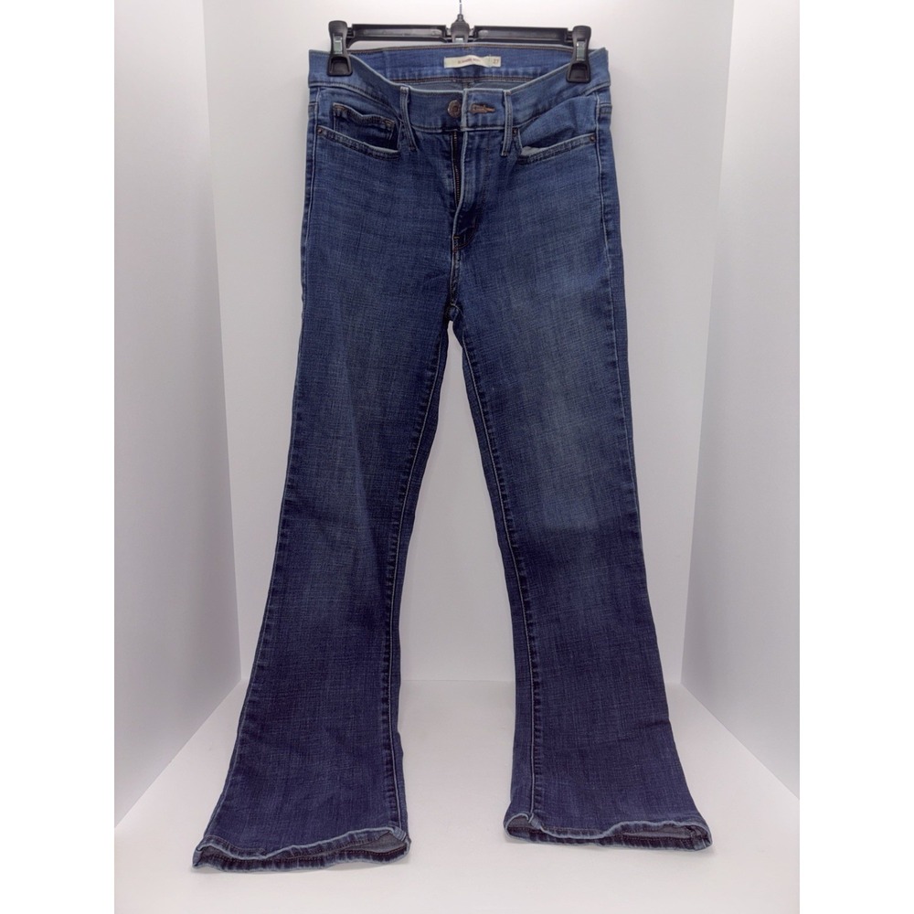 Levis 512 Jeans Size 27 Womens Slimming Boot Cut Stretch Medium Wash Blue Denim